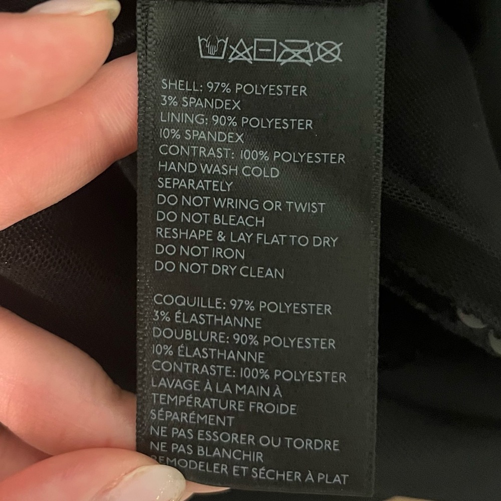 Urban Outfitters Silence and Noise Black Sequinned Open Back Top - Picture 6 of 6